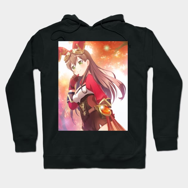 Bandori X Genshin: Hanazono Otaember Hoodie by Despuntater